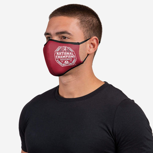 Alabama Crimson Tide 2020 Football National Champions Sport 3 Pack Face Cover