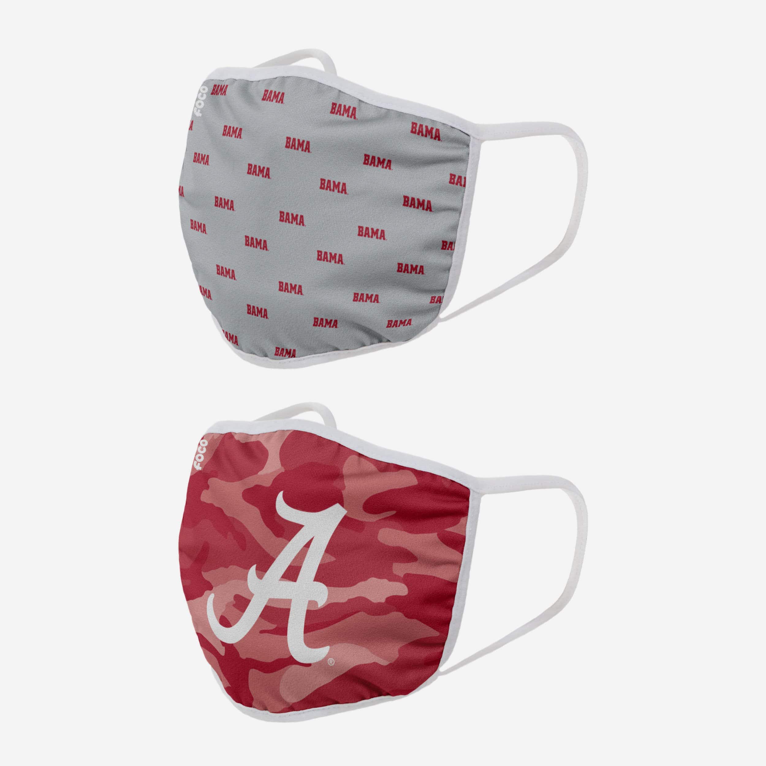 Alabama Crimson Tide Clutch 2 Pack Face Cover