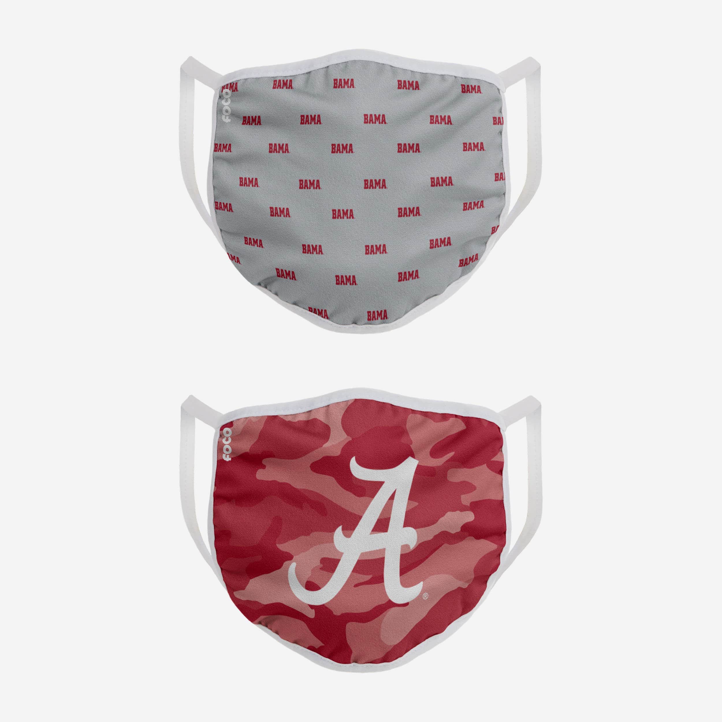 Alabama Crimson Tide Clutch 2 Pack Face Cover