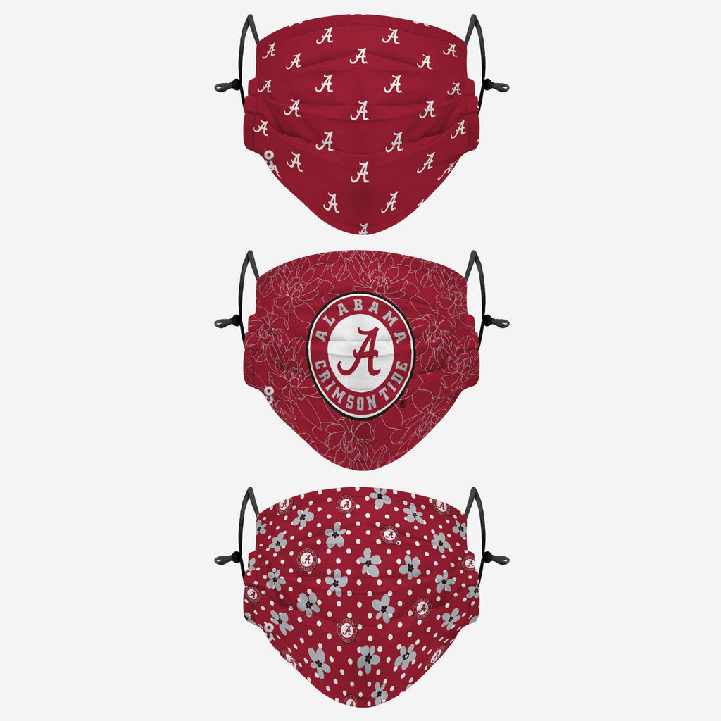 Alabama Crimson Tide Gameday Gardener 3 Pack Face Cover