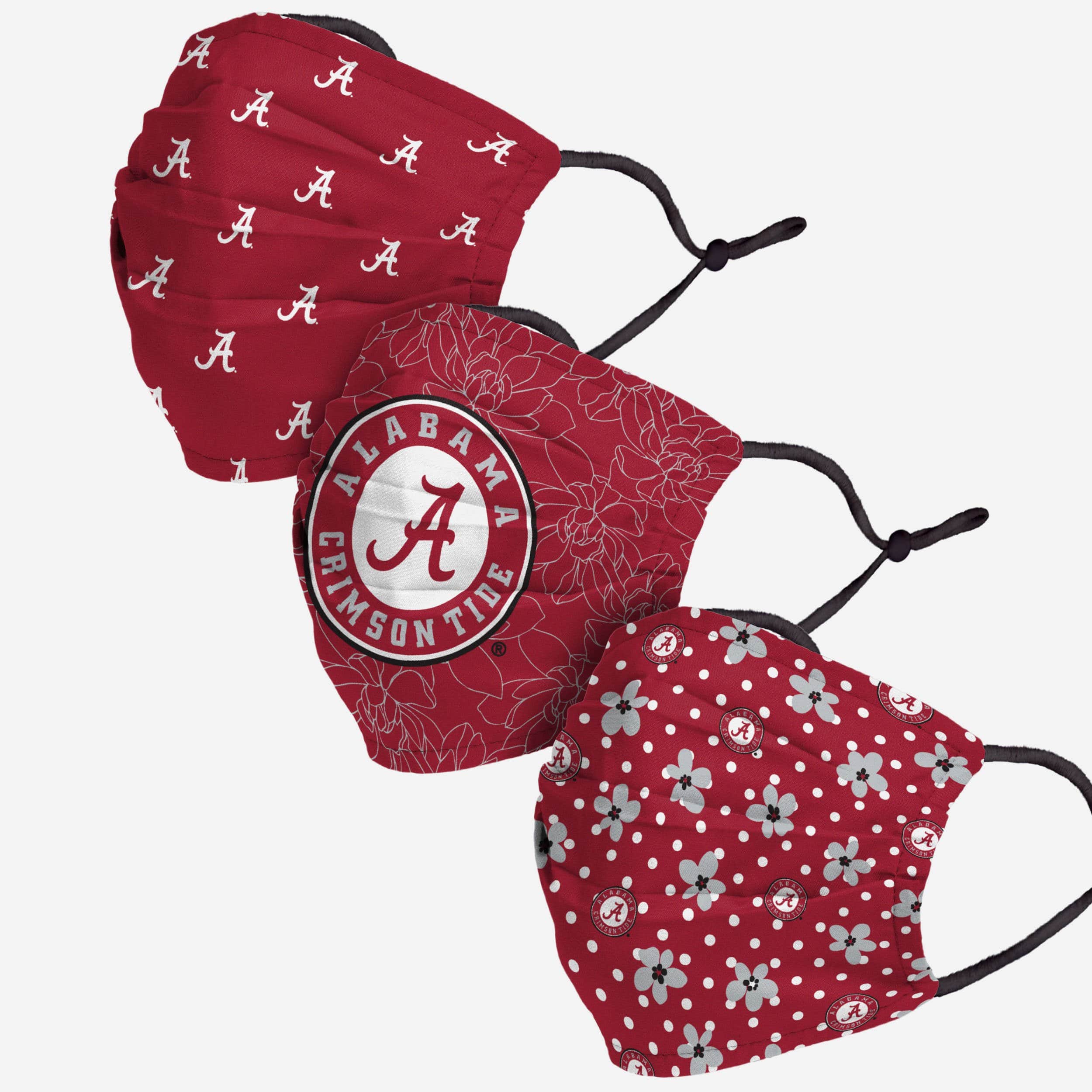 Alabama Crimson Tide Gameday Gardener 3 Pack Face Cover