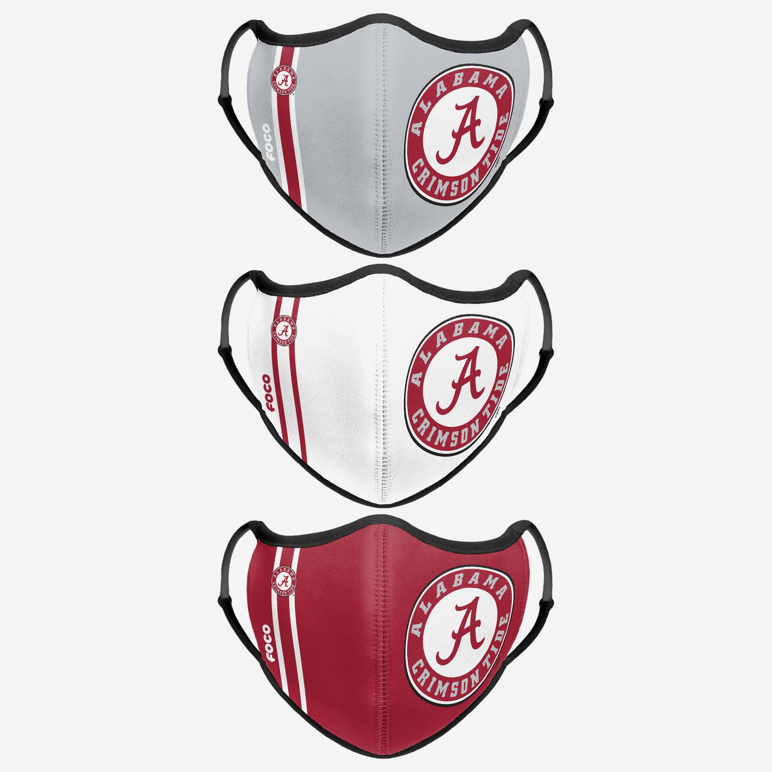 Alabama Crimson Tide Sport 3 Pack Face Cover