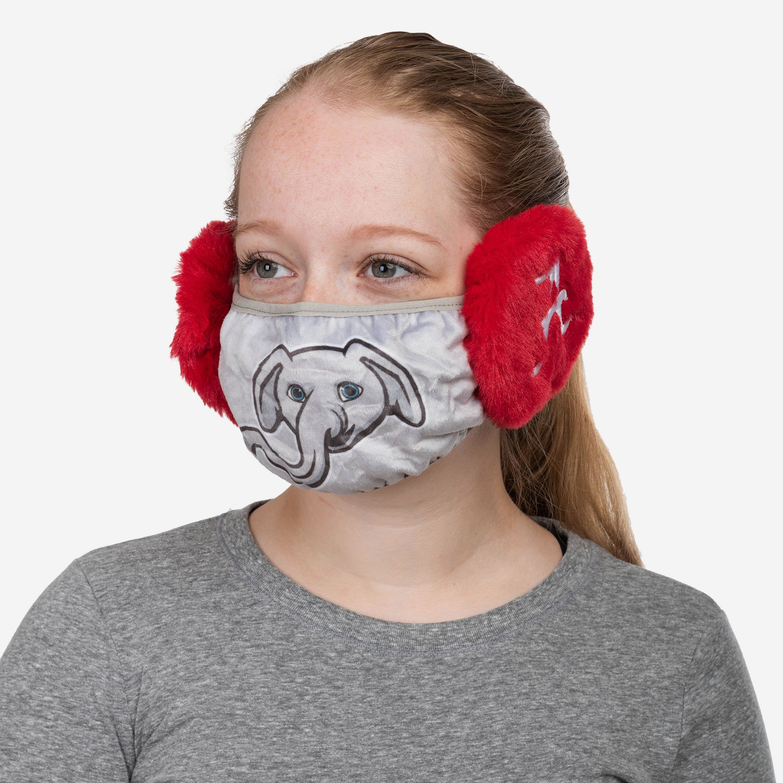Big Al Alabama Crimson Tide Mascot Earmuff Face Cover