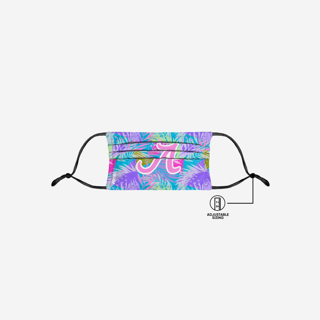 Alabama Crimson Tide Neon Floral 3 Pack Face Cover