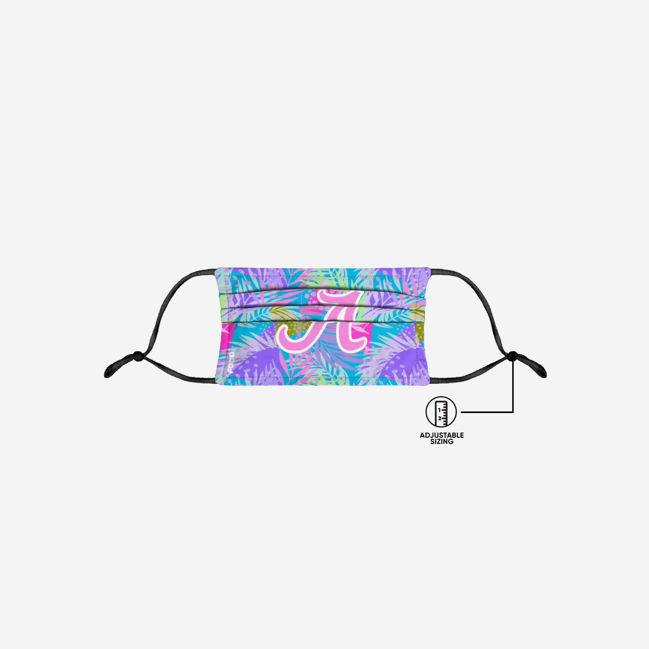 Alabama Crimson Tide Neon Floral 3 Pack Face Cover