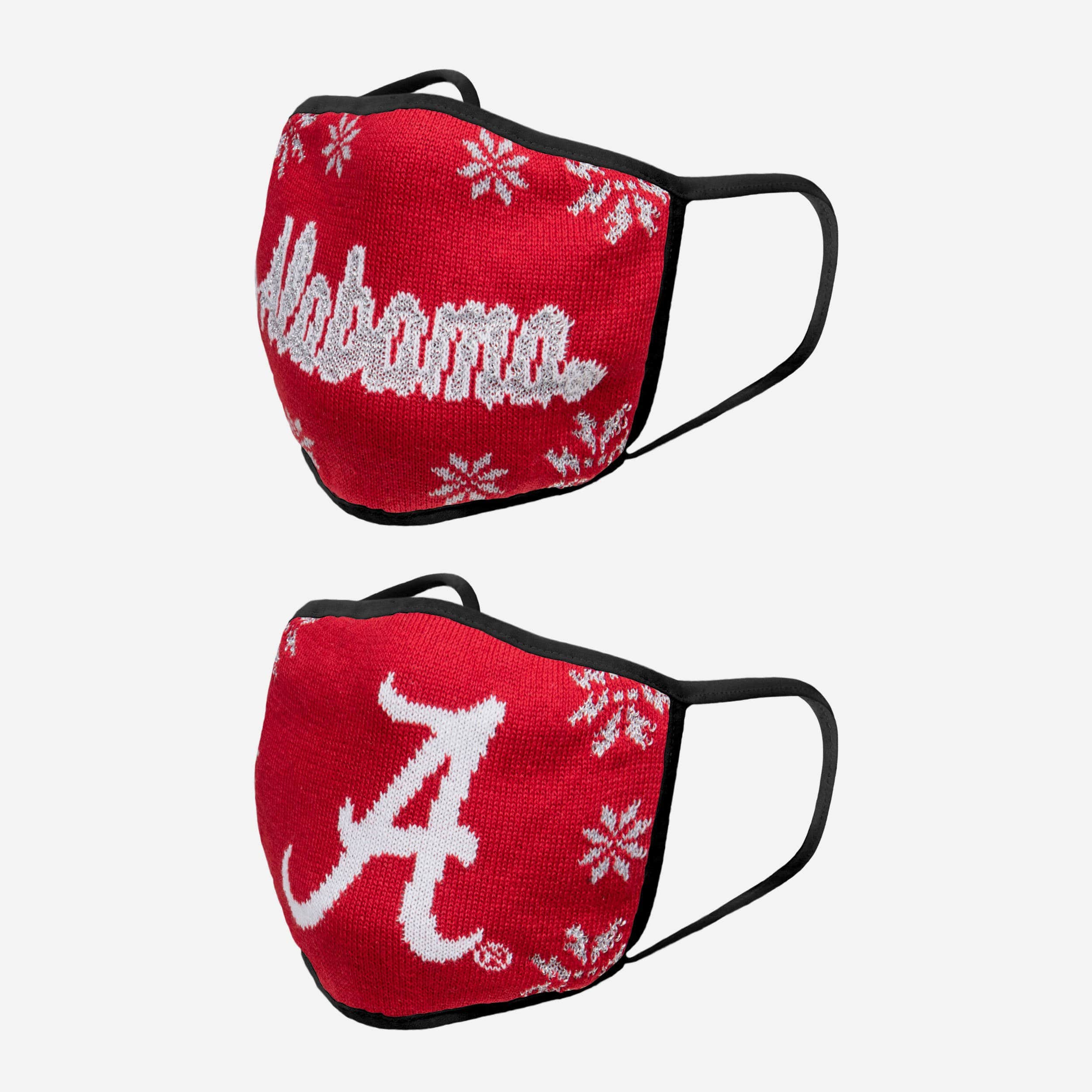 Alabama Crimson Tide Womens Knit 2 Pack Face Cover
